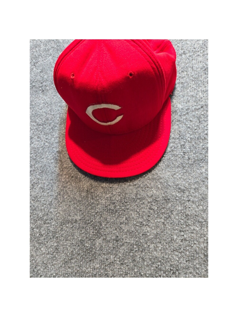 Vintage 1980s AJD Cincinnati Reds Red Mesh Trucker Hat Snapback Large
